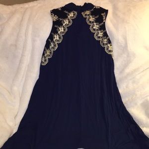 Navy Boutique Dress Small